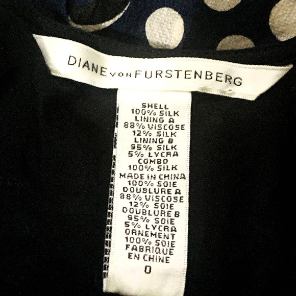 Diane Von Furstenberg DVF 100% Silk Draped Printed Persia Mini Dress Siz… - Picture 13 of 16
